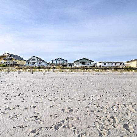 Pet-Friendly Second Row House Steps To Beach! Holden Beach Extérieur photo