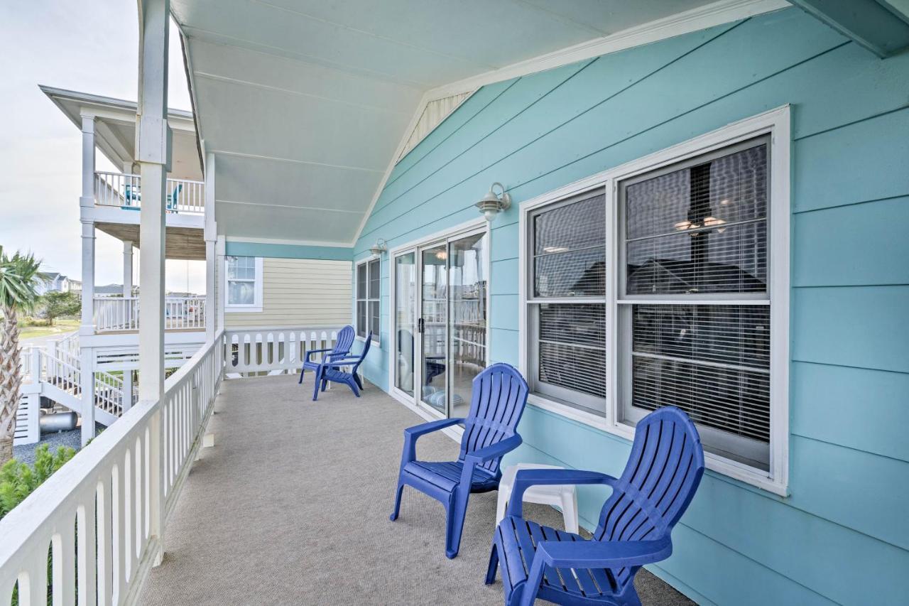 Pet-Friendly Second Row House Steps To Beach! Holden Beach Extérieur photo