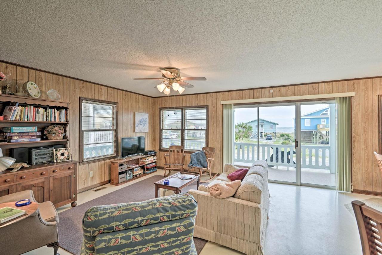 Pet-Friendly Second Row House Steps To Beach! Holden Beach Extérieur photo