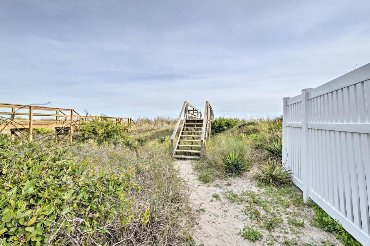 Pet-Friendly Second Row House Steps To Beach! Holden Beach Extérieur photo