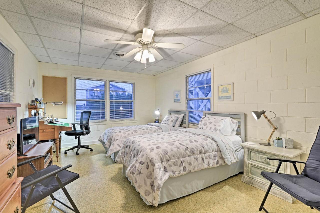 Pet-Friendly Second Row House Steps To Beach! Holden Beach Extérieur photo